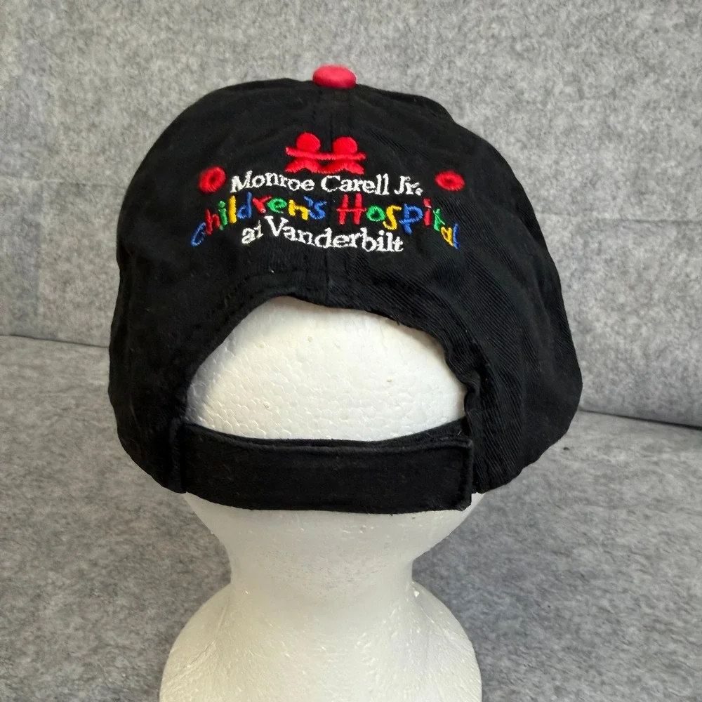 Hit Wear Vanderbilt Children's Hospital Hat Black Red Adjustable Baseball Cap